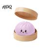 Rice Dumpling Stress Reliever Glow In the Dark Bun Squeeze Toy LED Light Up Relief Soft Skin-friendly Toy Fidget Sensory for Adults Kids Cute Desk