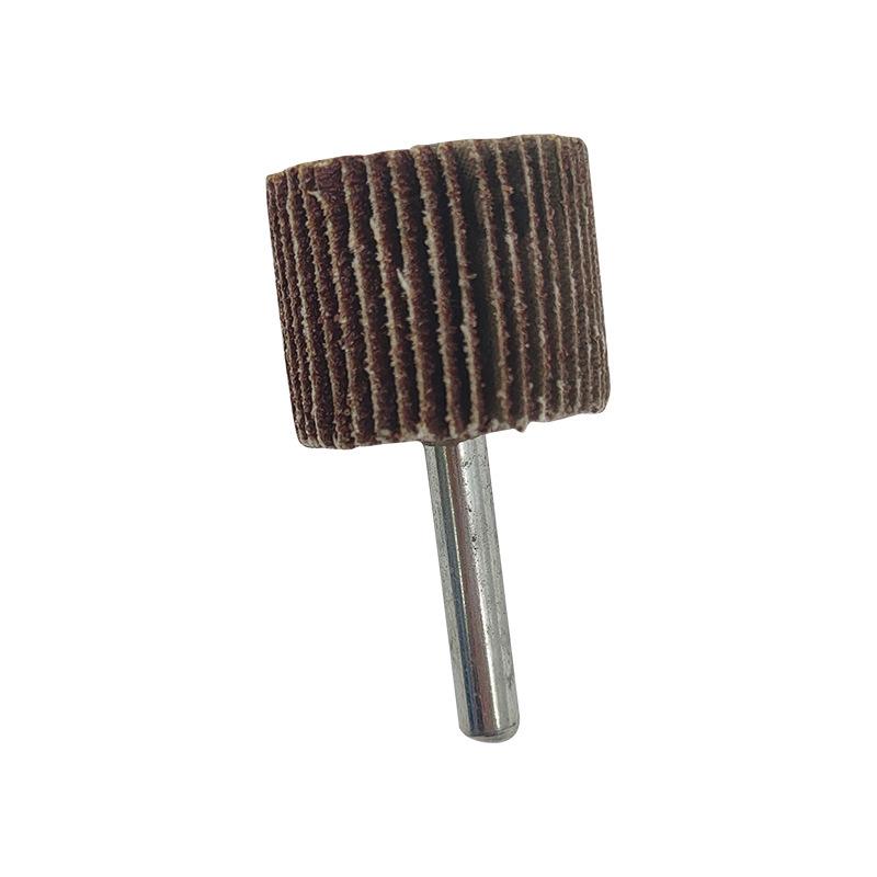 Sanding Head with Handle: Flap Wheel, Shaft Impeller, and Cylindrical Grinding Cloth