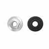 2SET 45 steel Angle Grinder Extension Rod Silver Rotary Polisher Extension Connecting Rod Set