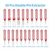 Precise Terminal Removal Tool Kit 39 Pcs, Upgraded Pin Extractor Tool Wire Connector Electrical Pin Removal Tool Pin Tools Set D