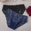 Hollow-out Lace Seamless Panties Low-waist Women's Underwear Mesh Lace Briefs  Summer Spring