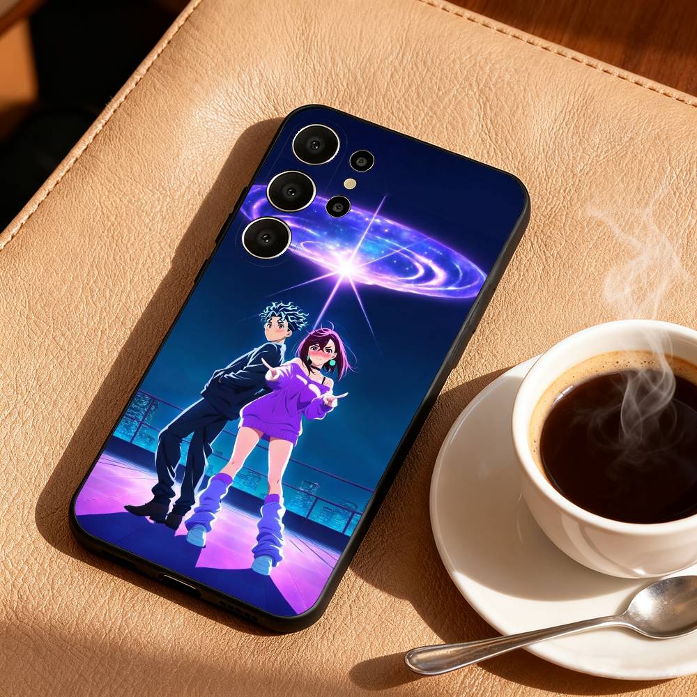 1PC Anime D-Dandadan Phone Case For Samsung S26,S25,24,23,22,30,21,10,9,Ultra,Plus,Lite,FE Soft Black Case Samsung S21Ultra
