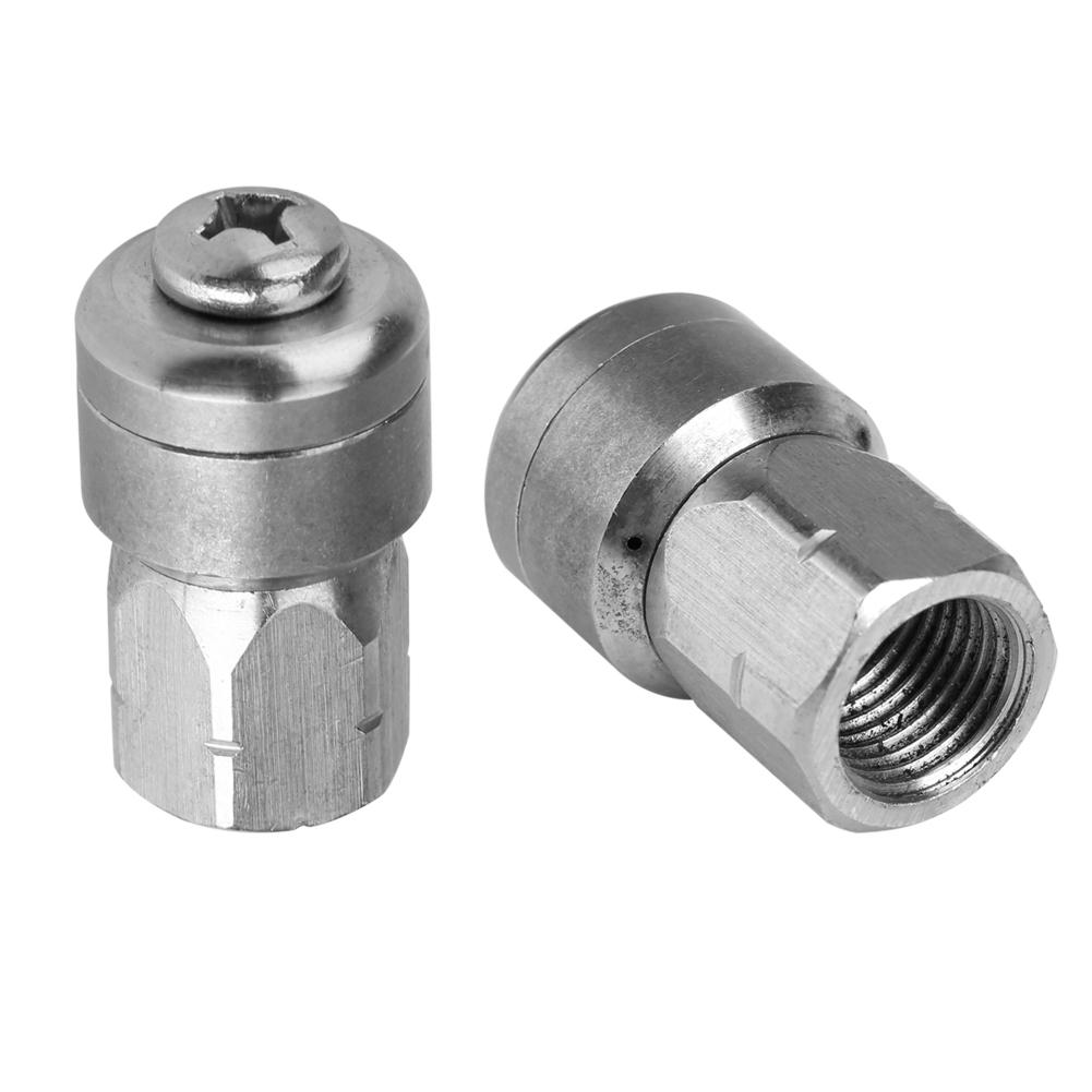 Rostfritt stål 1/4" Invändig Roterande Munstycke Högtryckstvätt Avloppsrengöringstillbehör