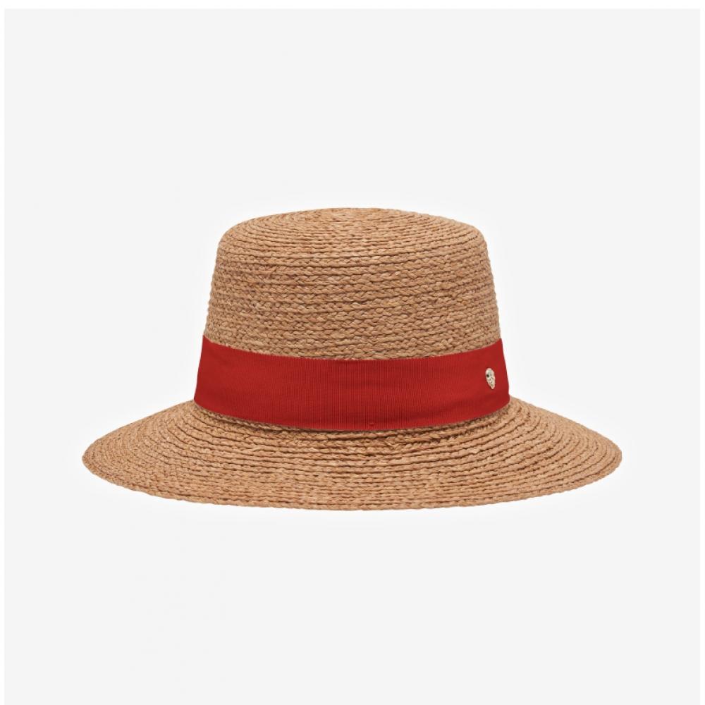 Helen Kaminski Gracie Nuga Tropical Boater Hut Fischerhut Hut51547