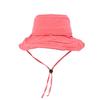 Pleasantly Cool Sunshade Bucket Hat Windproof Rope Foldable Basin Cap  Travel