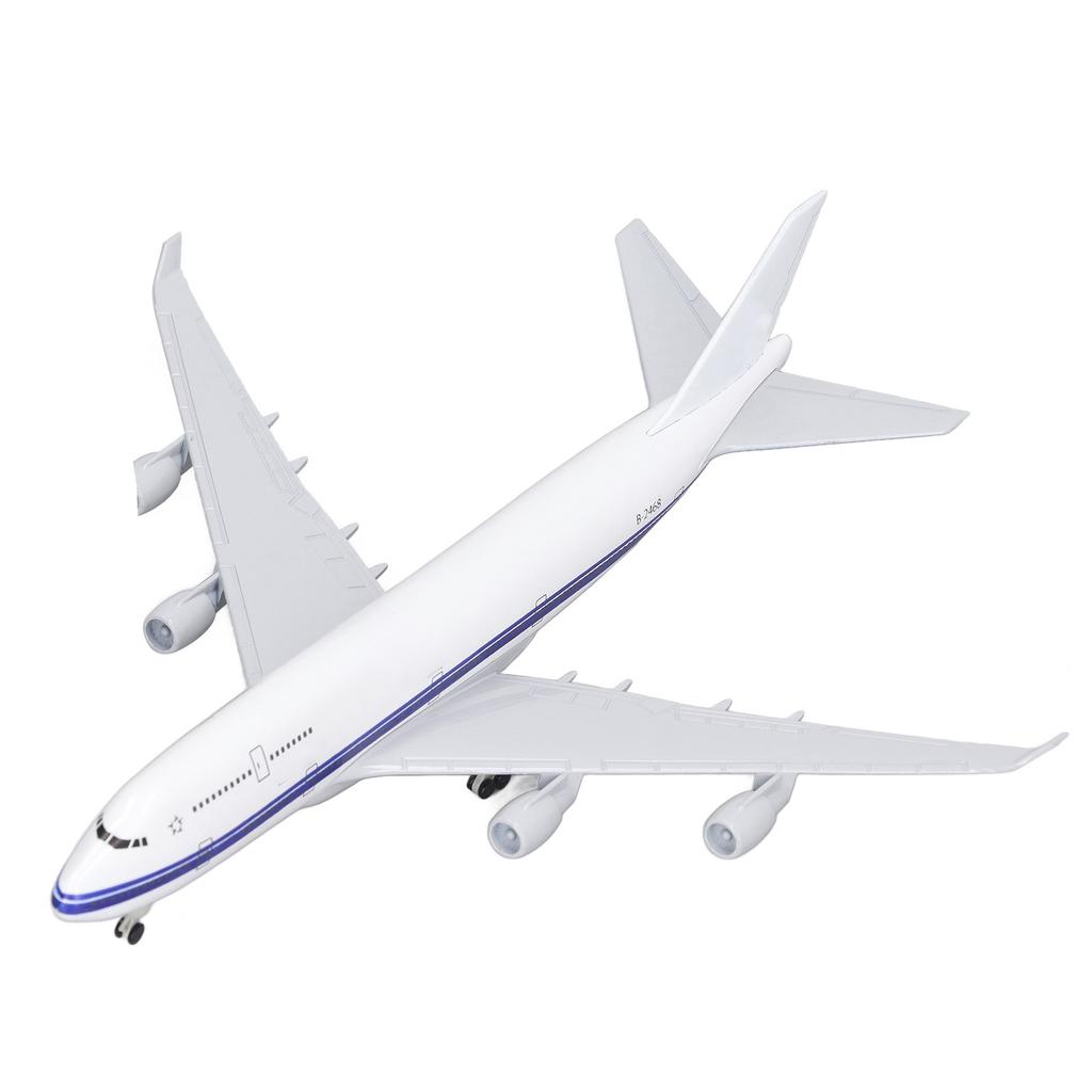 Delicate Diecast Airliner Model Alloy Simulated Passenger Plane Model with Stand for Kid Adult 7.9