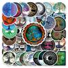 50pcs Tree of Life Graffiti Trend Totem Waterproof Stickers for Water Bottles, Skateboards, and Suitcases