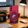H-Hazbin Hotel A-Angel Dust Phone Case Black Silicone Soft For Samsung S25,S24,S21,S22,S23,S30,Ultra,S20,Plus,Fe,Lite