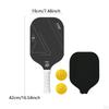 Carbon Fiber Pickleball Paddle Racquet for Outdoor Sports Men Women Exercise Rose Red