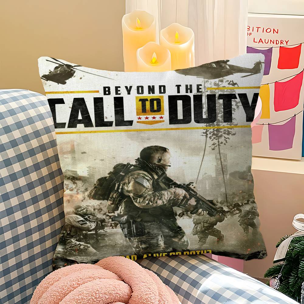 C-Call of Duty Pillowcase toon Gift Cushion Cover Bedroom Home Sofa Chair Seat Decor pillow case