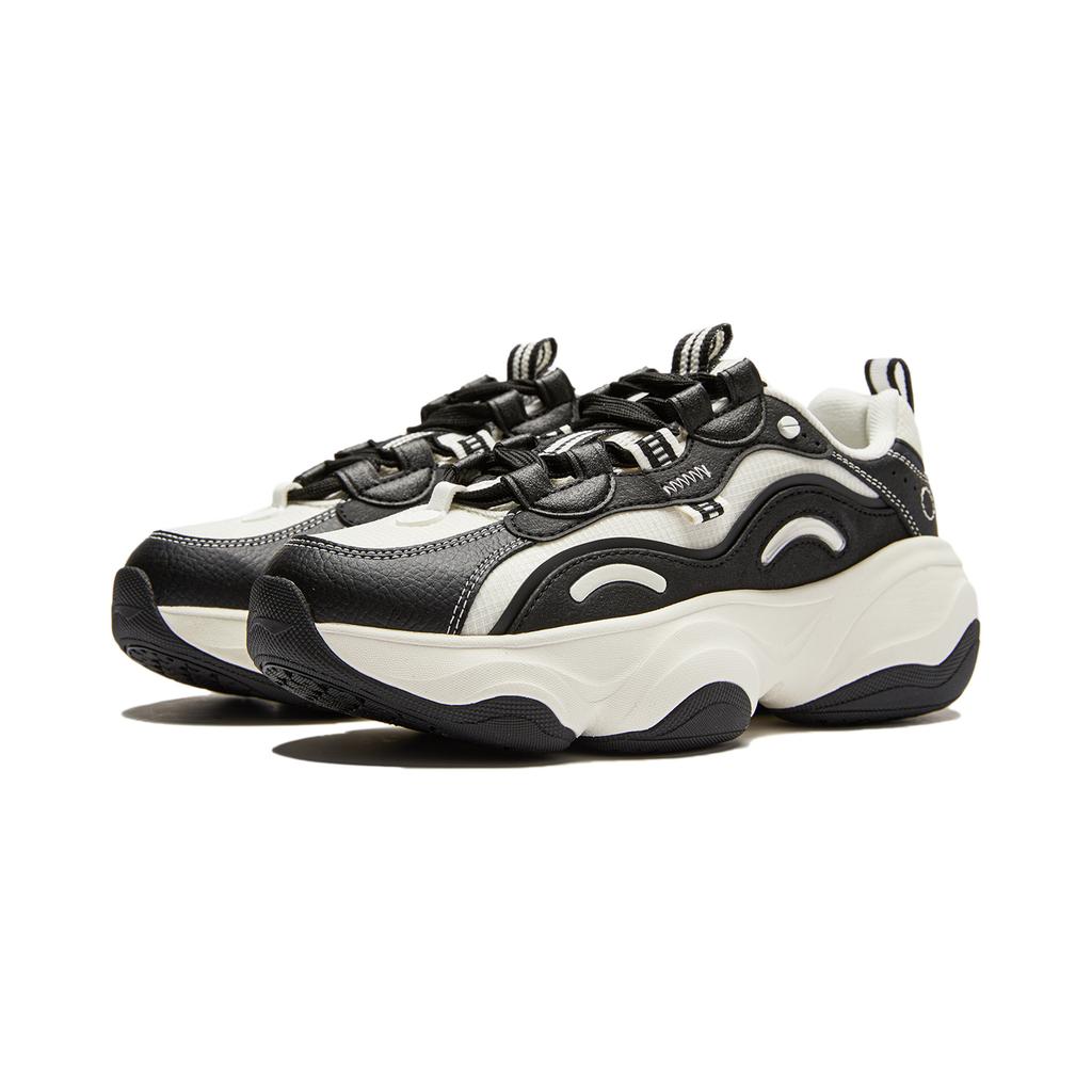 New LiNing Honey Cushioned Wear Resistant Height Increasing Low Top Casual Shoes Women's AGCU246-4