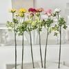 Artificial Peony Flower Realistic Faux Silk Flower with 1 Bloom And 1 Bud for Vase DIY Bouquet Wedding Party Centerpiece Photography Props