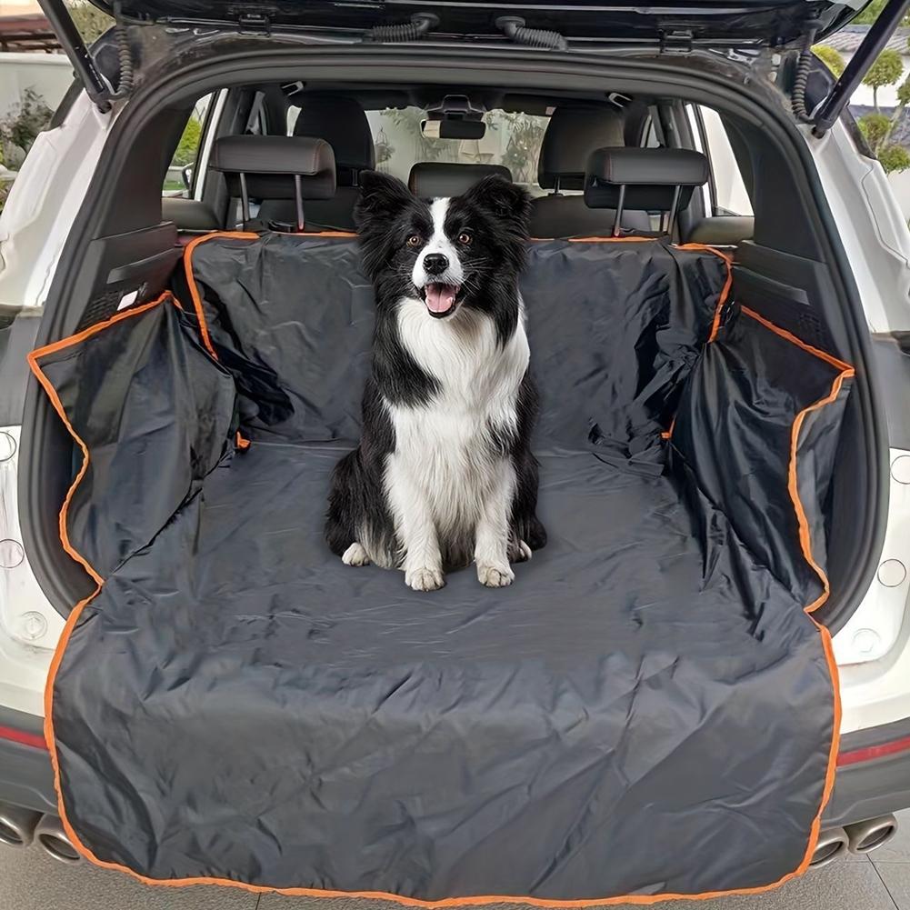 Car Pet Mat For Dogs Large Thick Waterproof Wear-resistant Dirt-resistant Trunk Rear Large Dog Anti-hair-shedding Mat J1d9