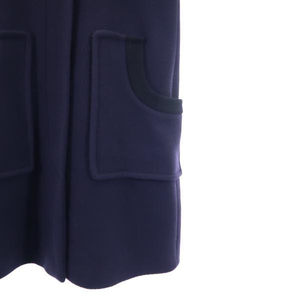 MAX&CO wool blend coat 36 Navy blue x black Women Used