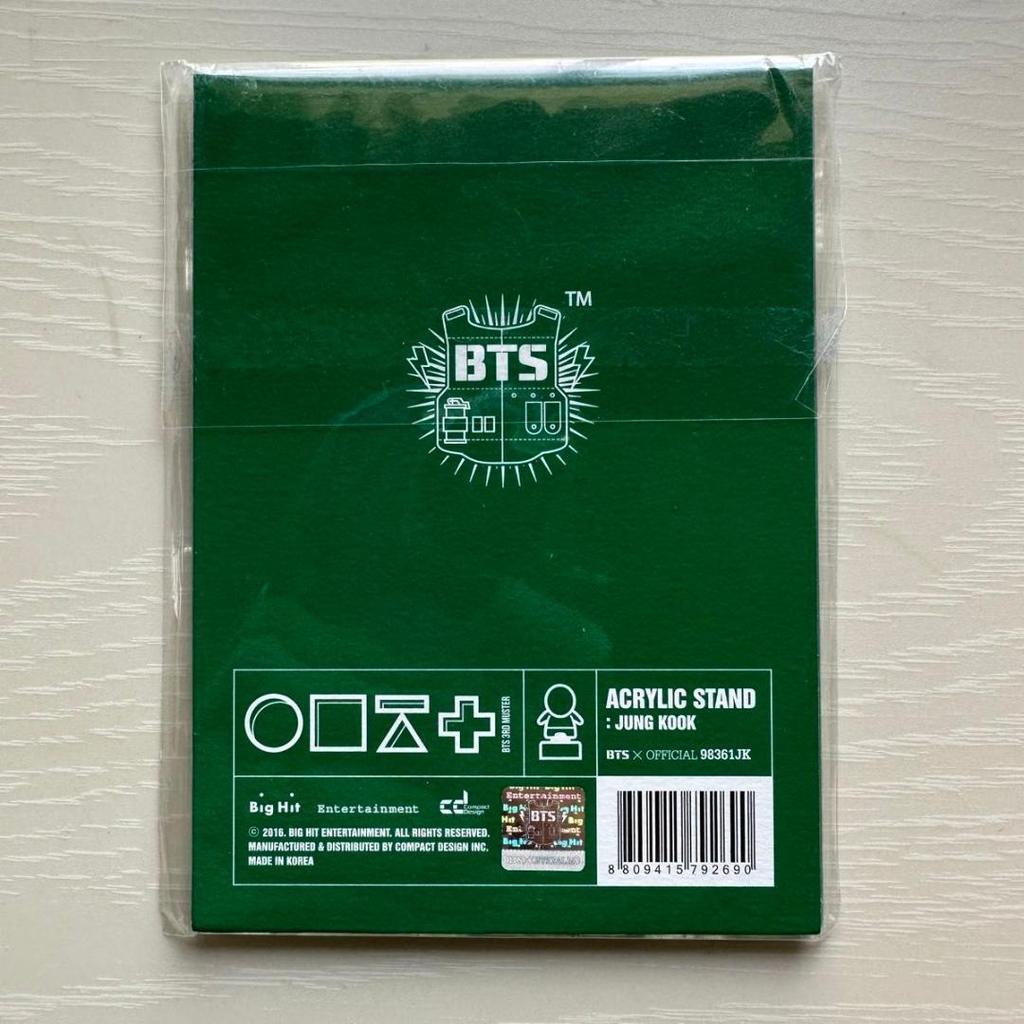 [USED] BTS 3rd Muster Acrylic Stand Jungkook