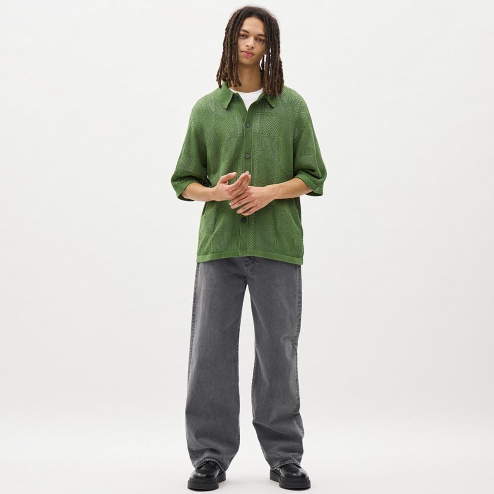 

Мешковатые джинсы GU by Uniqlo+EC длиной 80,0 см. 61 BLUE/29inch