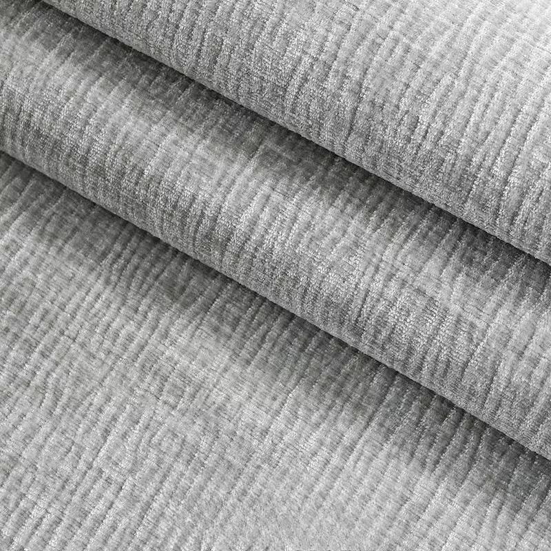 Thickened Plain Chenille Fabric Jacquard for Sewing Curtains Sofacovers Sewing Striped Pattern Textile Skin-friendly Textured