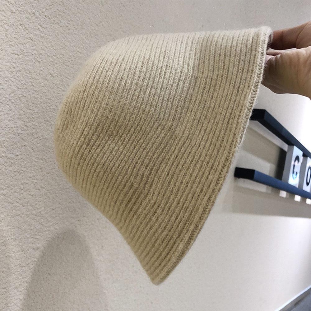 Hip Hop Fashion Thicken Knitted Warmer Autumn Warm Hats Fishing Cap Felt Wool Hat Bucket Hat