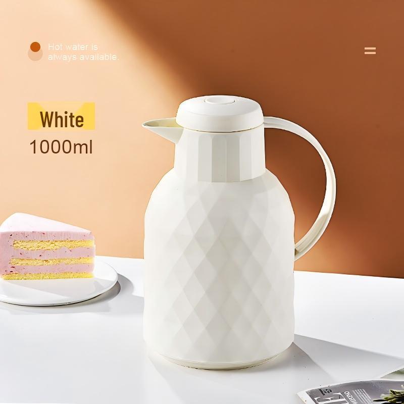 

1-Liter Glass Insulated Thermal Flask for Home and Dorm, Small Thermos Pot, Hot Water Bottle 1000ml