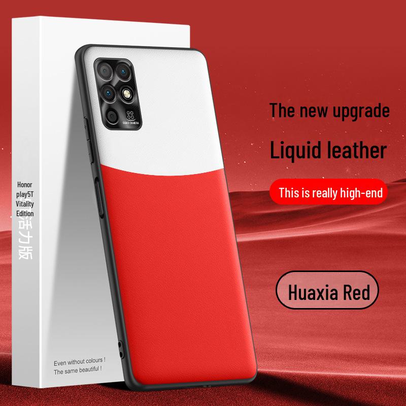 

Защитный чехол из жидкой кожи для Honor Play 5T Vitality Edition с функцией защиты от падения, поставляется как единое целое. Honor Play5T Vitality Edition