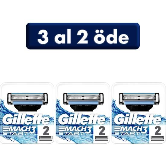 

Набор запасных бритв Gillette Mach3 Start из 2 шт. (Купить 3 Платить 2)