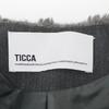 TICCA 23AW Grey Wool Fur Short Coat Coat F grayUsed