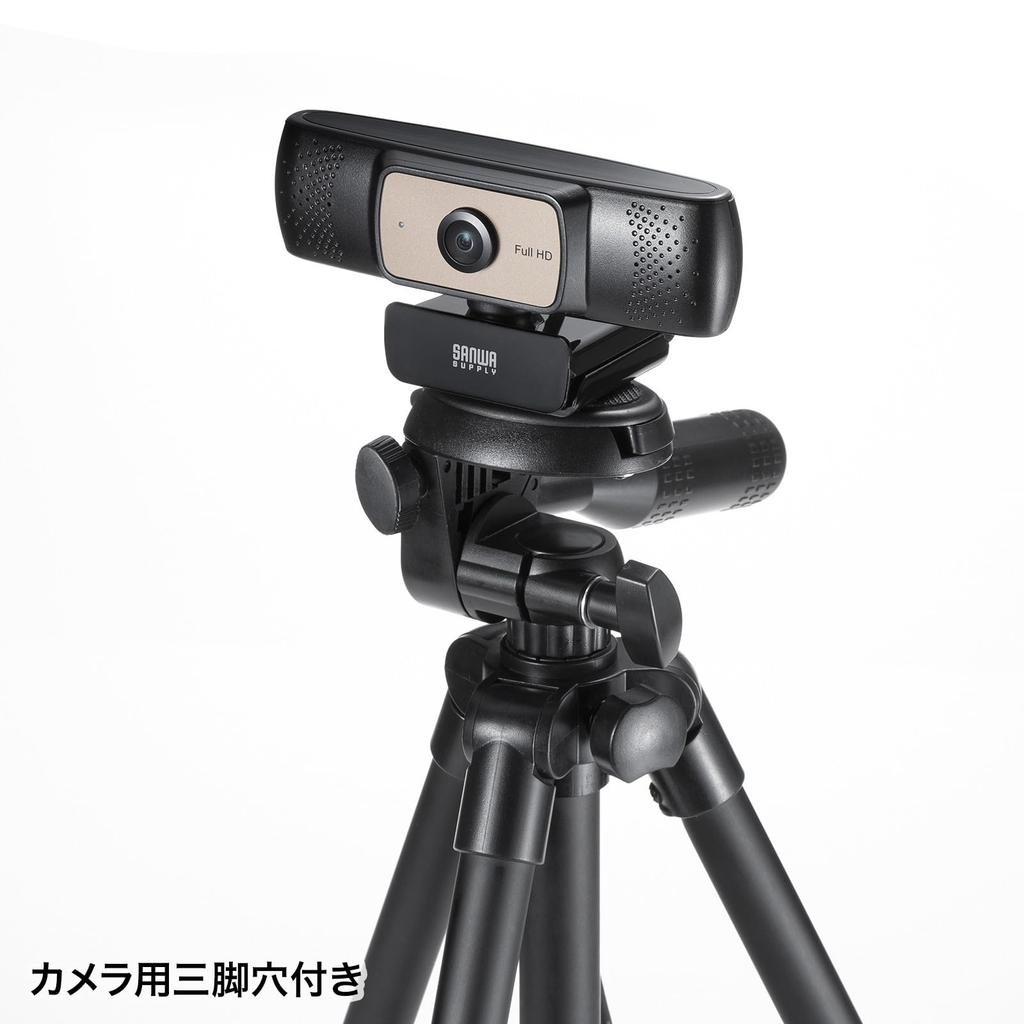 Sanwa Supply Resistant Webcam High-Temperature Wide-Angle CMS-V70BK