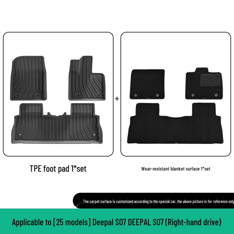 Changan Deepal S07 Eco-Friendly TPE Floor & Trunk Mats (Fits 23-26 Models)