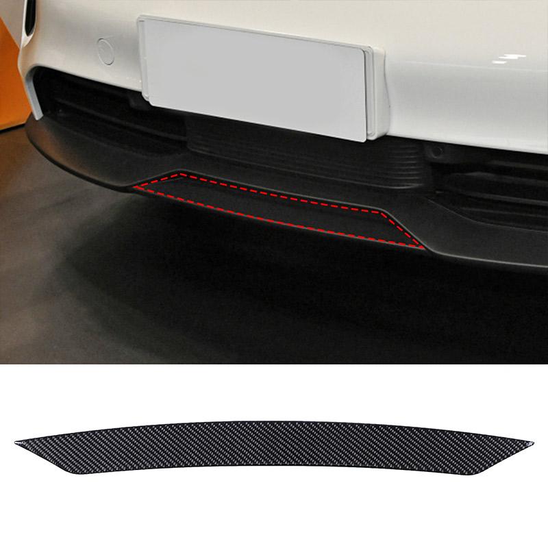 Soft Carbon Fiber for Porsche Taycan 2019-2025 Car Interior Dashboard Center Console Door Decoration Stickers Car Accessories