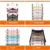 Non-slip Folding Tape Clip Multi-Layer Finishing Hanger Portable Home Storage