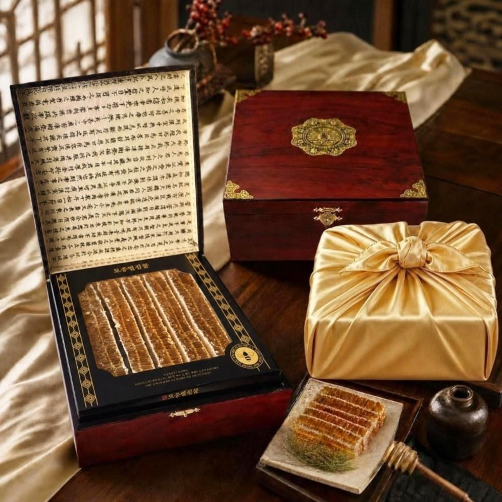 Domestic Native Wooden Box Honeycomb Gift Set, 3.6kg or More, 3.6kg, 1 Pcs