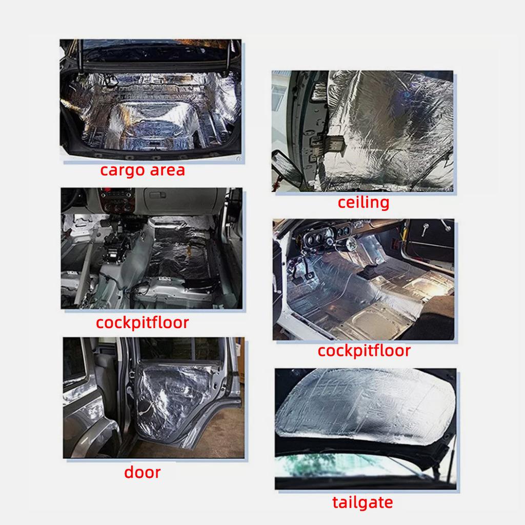 15Pcs 276mil 15.7"x9.8" Car Sound Deadening Mat ,Automotive Sound Deadener,Noise Insulation and Vibration Dampening Material