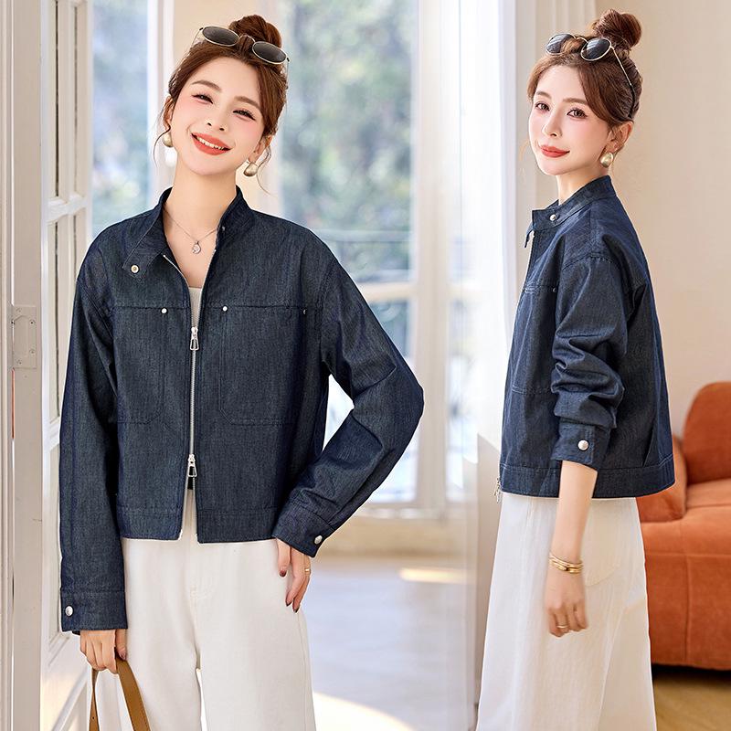 Spring 2025 Women's Versatile Loose Denim Jacket (ME5520)