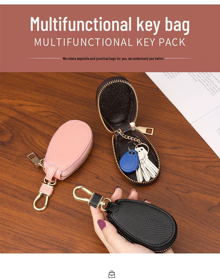 Versatile Unisex Key Case: Fashionable, Large-Capacity, Portable Waist Clip for Convenient Storage