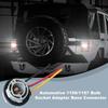 Gevrkjenp LED Socket Bulb, LED Bulb Socket | Car Bulb Socket Auto Brake Bulb