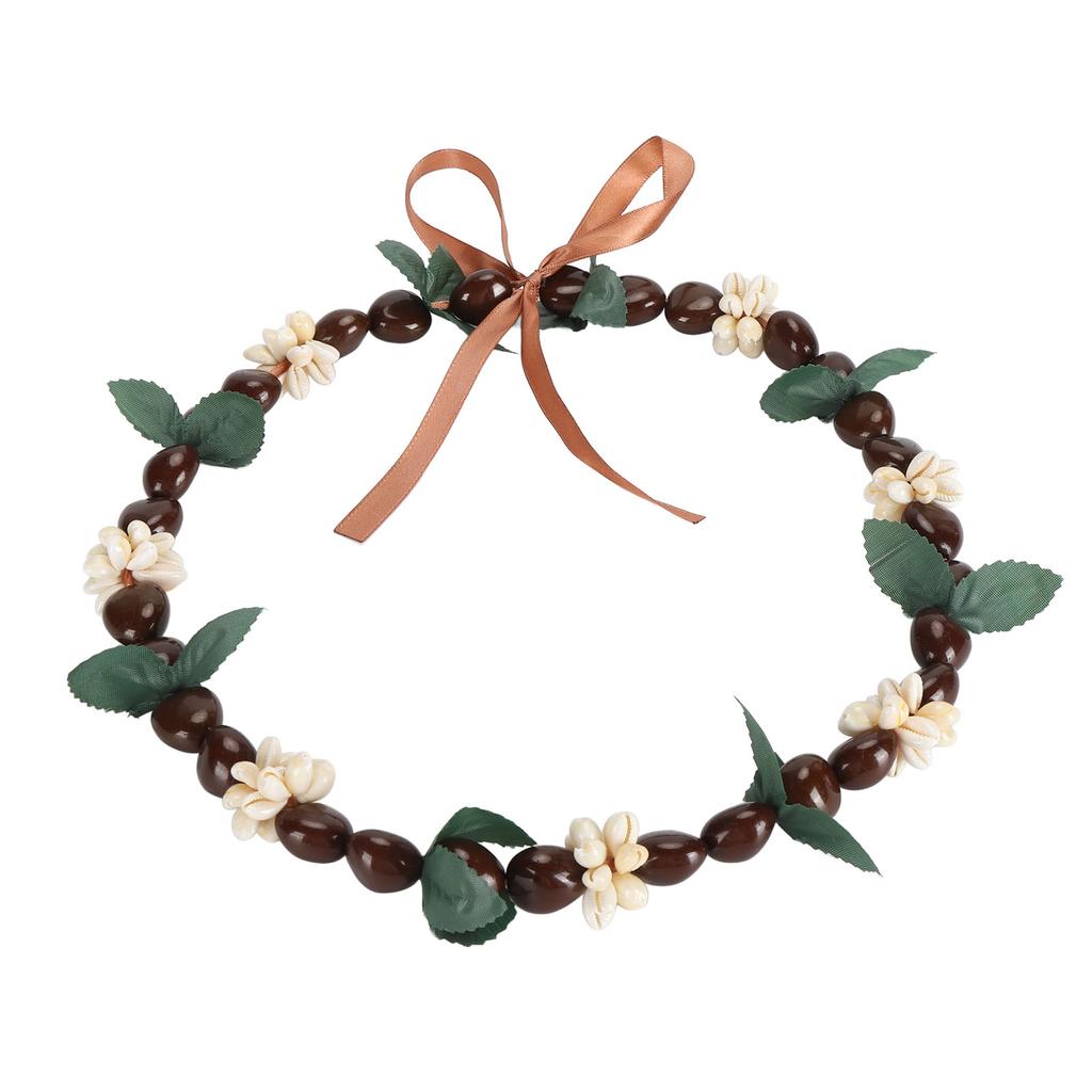 Kukui Nöt Lei Halsband Elegant Modernt Handgjort Studentexamen   Kukui Nöt Lei Halsband för Studentexamen   Fest