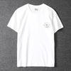 Foreign Trade Cut the Tag Off Tail Goods Leak-Picking New Couple High Cotton Personality All-matching Men's Thread Round Neck Short Sleeve T-shirt