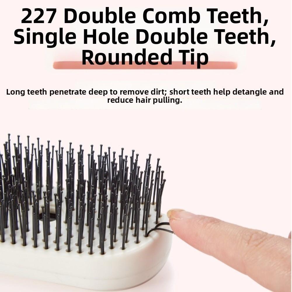 Multi-Function Red Light Spray Massage Comb Anti-Frizz Large Tank 2-In-1 Misting Hair Brush Gift