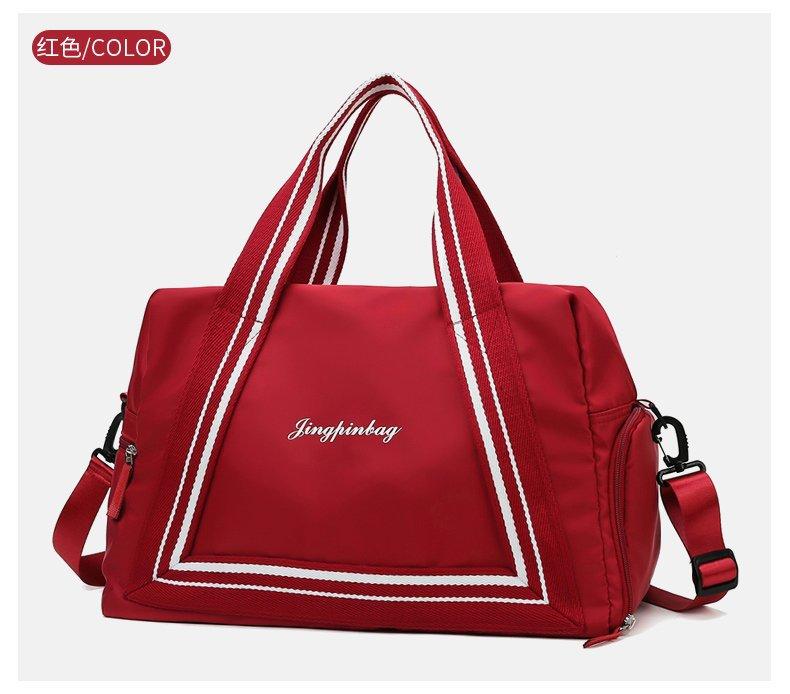 Fitness Bag Large Capacity Trendy Casual Fashion Simple Yoga Sports Bag Solid Color Popular Large Capacity Travel Bag