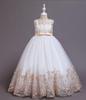 Children's Formal Bow Lace Princess Dress