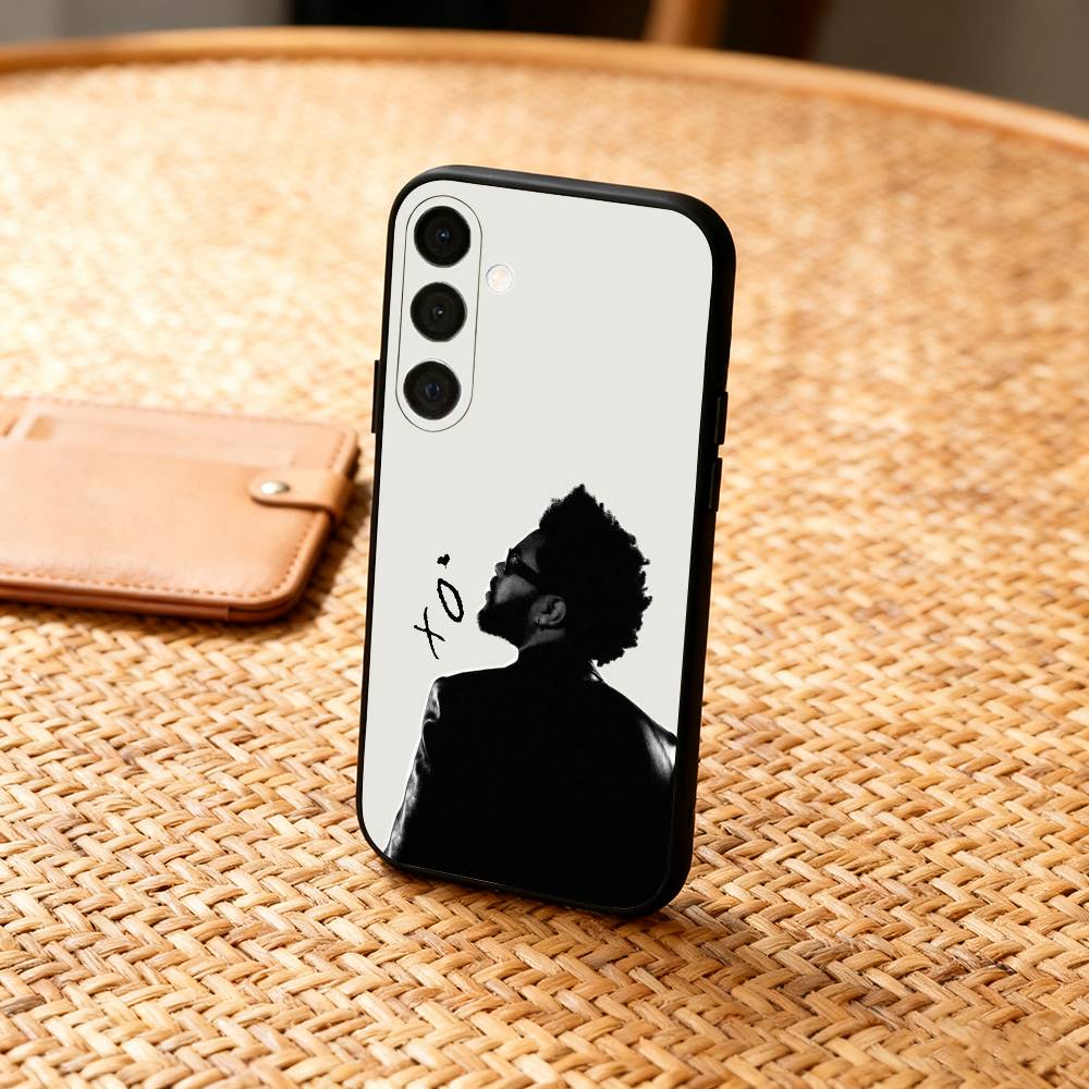 1pc The W-Weeknd XO Phone Case For Samsung A73,72,71,53,52,51,22,91,80, Soft Black Cover