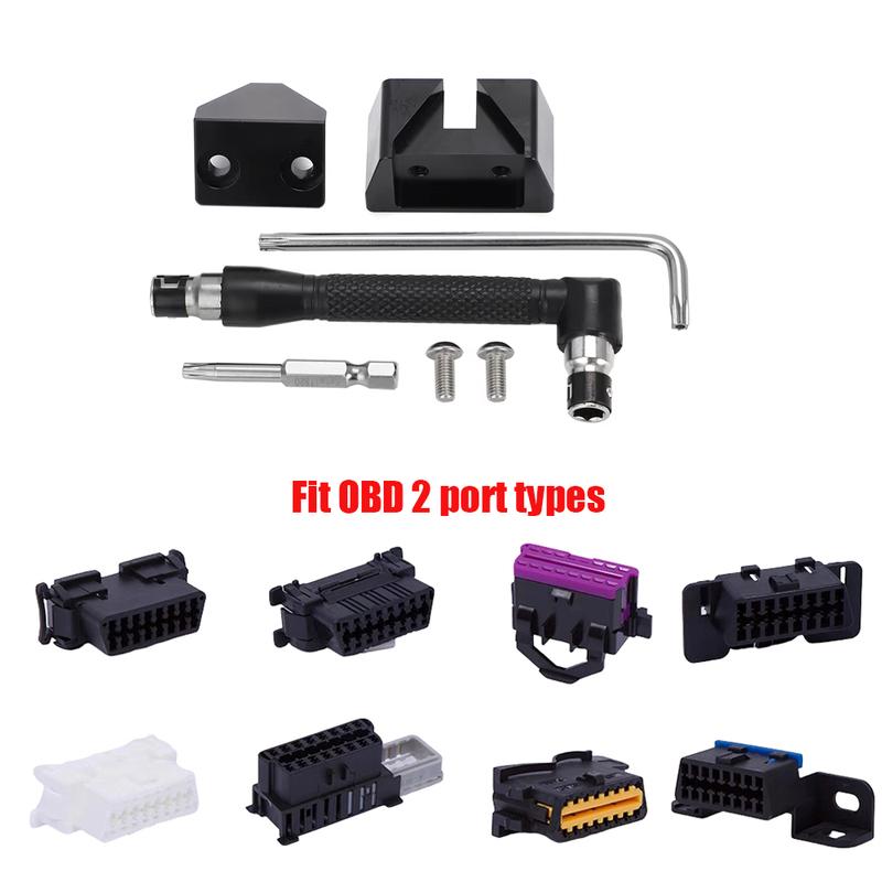OBD II OBD 2 Port Security Anti-theft Lock Kit For 1996-Up Vehicles Block Access To OBD Connector Auto Anti Theft Accessories