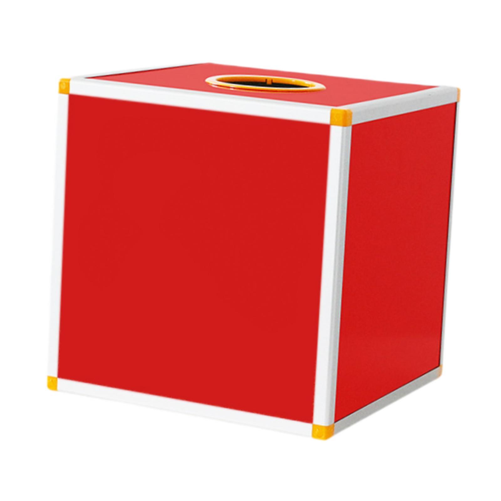 Draw Box Raffle Case Storage Ticket Box Collection Box Square Raffle Ball Game Box Donation Box for Fundraising Voting