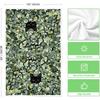 Artoid Mode Green Leaves Wild Flowers Black Cat Spring Kitchen Towels Dish Towels, 18x26 Inch Farmhouse Plants Decoration Hand Towels Set of 2