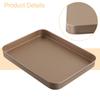 Bandeja Rectangular para Hornear Panes en Horno de Cocina con Recubrimiento Antiadherente