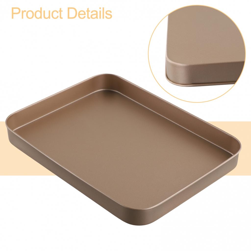 Bandeja Rectangular para Hornear Panes en Horno de Cocina con Recubrimiento Antiadherente