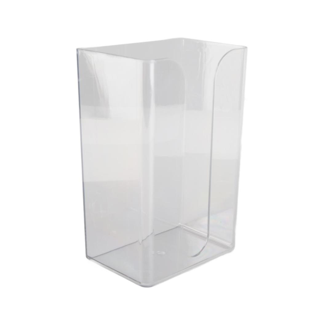 Wall Mounted Tissue Box Punch Free Tissue Holder Wall Hanging Mounted Translucent Toilet Paper Storage Box