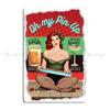Vintage Naughty Puppy Love Gil Elvgren PIN UP GIRL The Glamour Metal Mural Painting Create Customize Tin Sign Poster