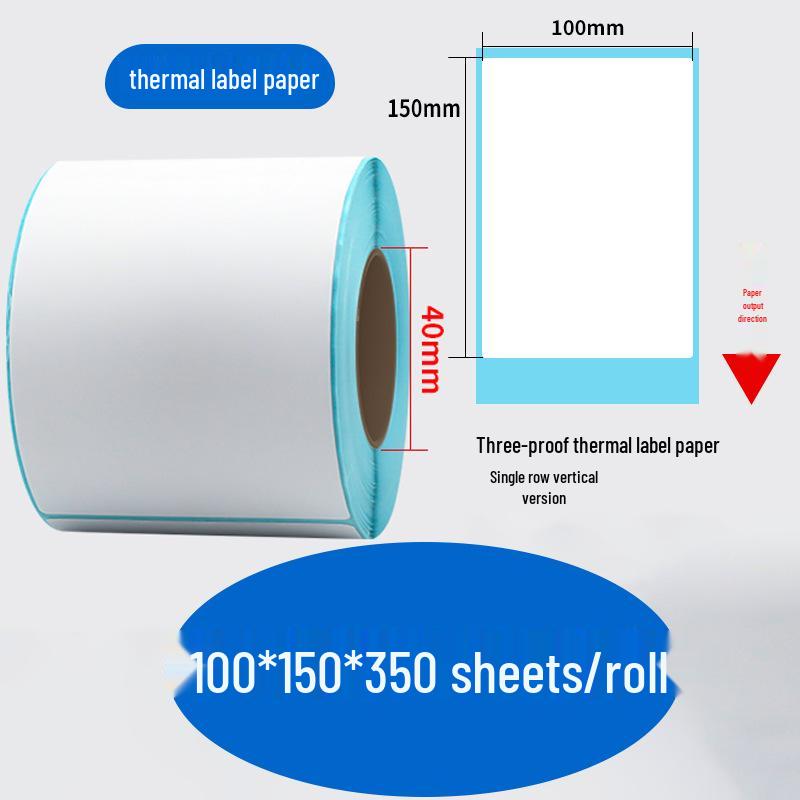 Durable Self-Adhesive Thermal Label Paper for Electronic Scales - Barcode Stickers (Sizes: 80x60, 50x40, 30)