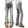 Women's 2026 High-Waisted Spicy Girl Micro-Flare Retro Bell Bottom Jeans